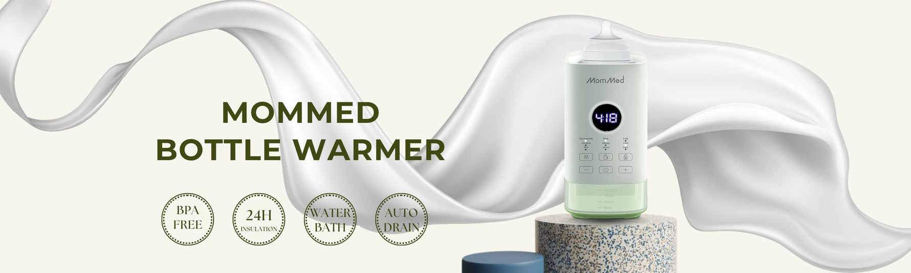 MomMed's New Bottle Warmer: Safeguarding Nutrition Through Innovative Water Bath Heating