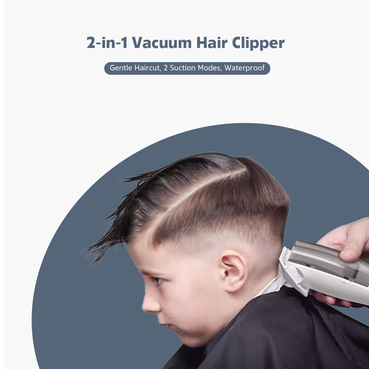 Use the MomMed Baby Clipper to shave your child's hair