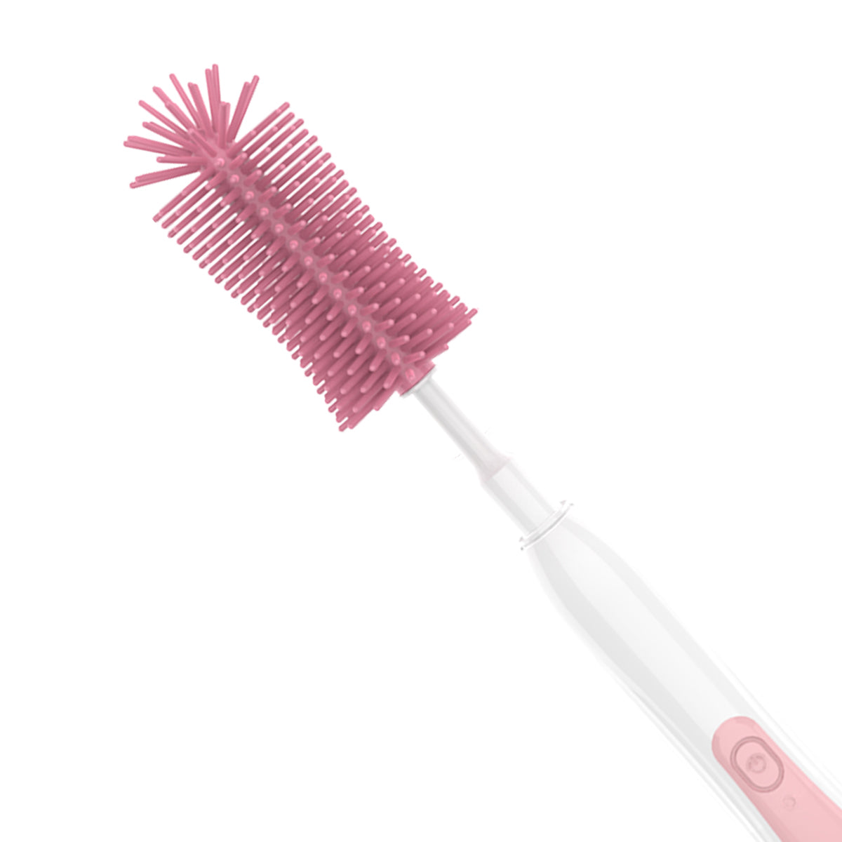 Electric bottle pink brush display