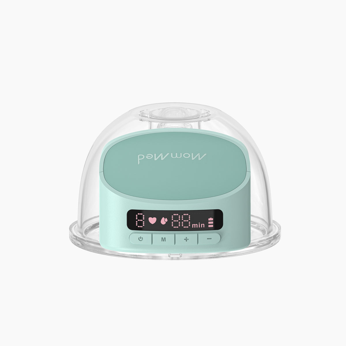 S10 Pro Double Wearable Breast Pump top view - Blissful Green | MomMed