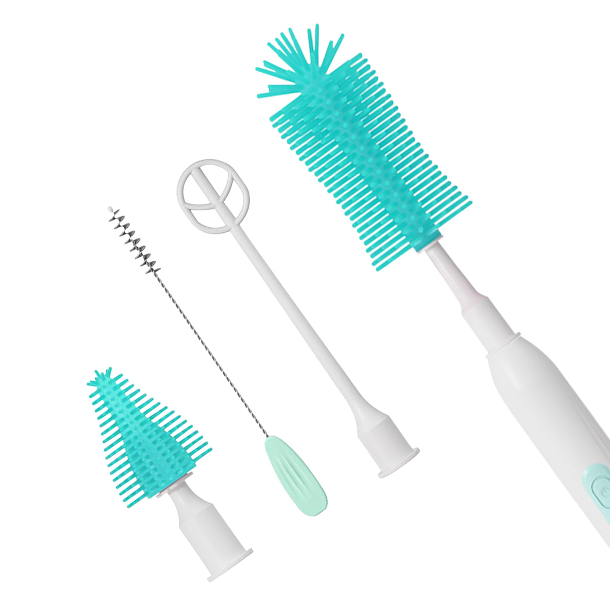 MomMed Electric Bottle Brush Set Display