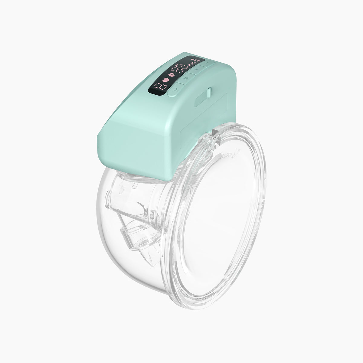 S10 Pro Double Wearable Breast Pump shown from the top-Blissful Green | MomMed