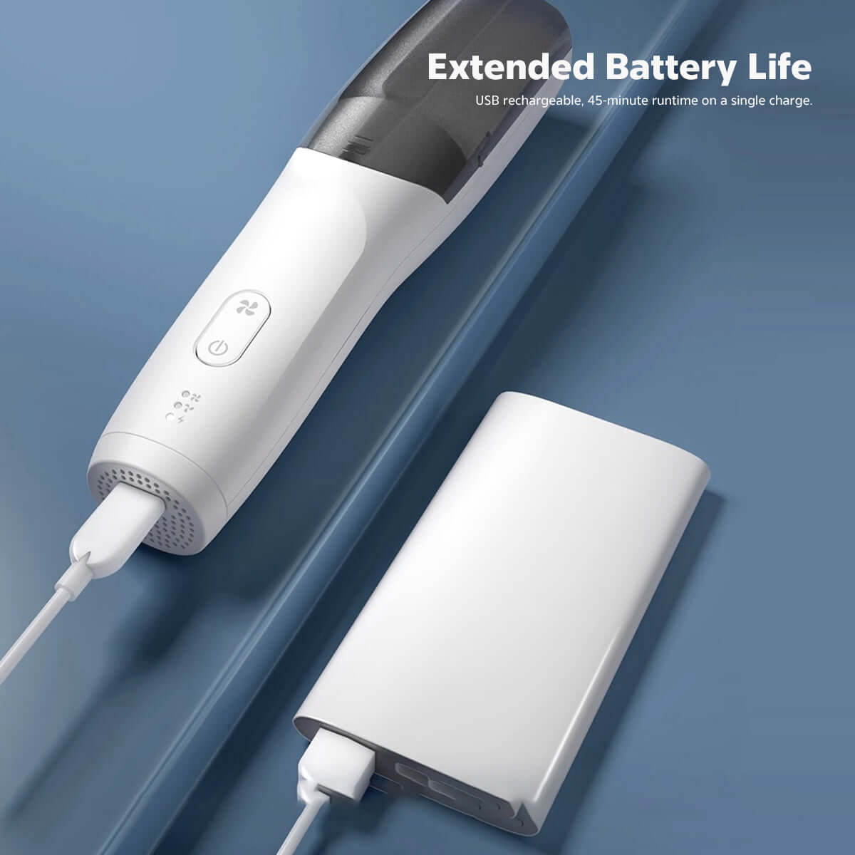 MomMed baby hair clipper can be charged with power bank