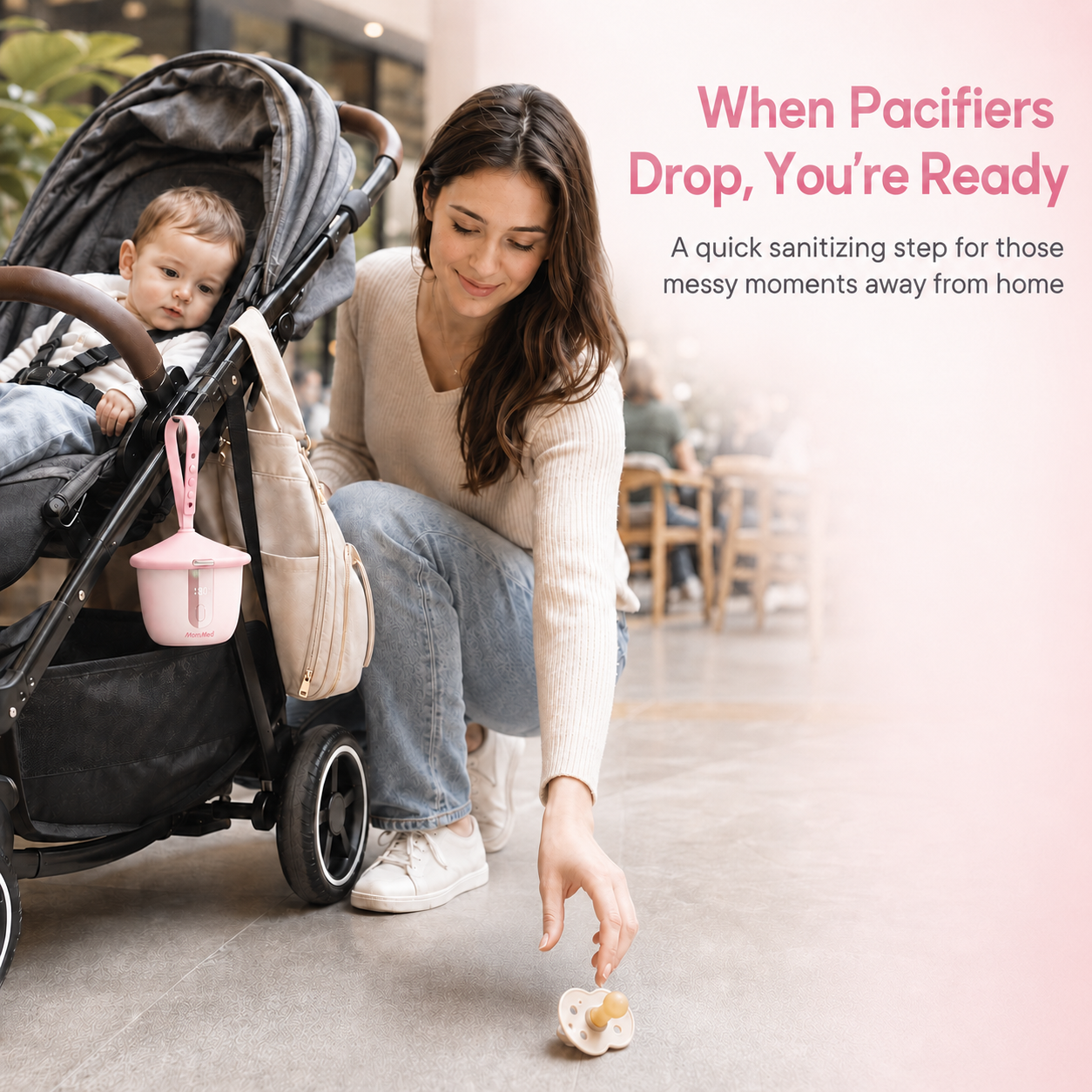 MomMed Portable UV Pacifier Sanitizer