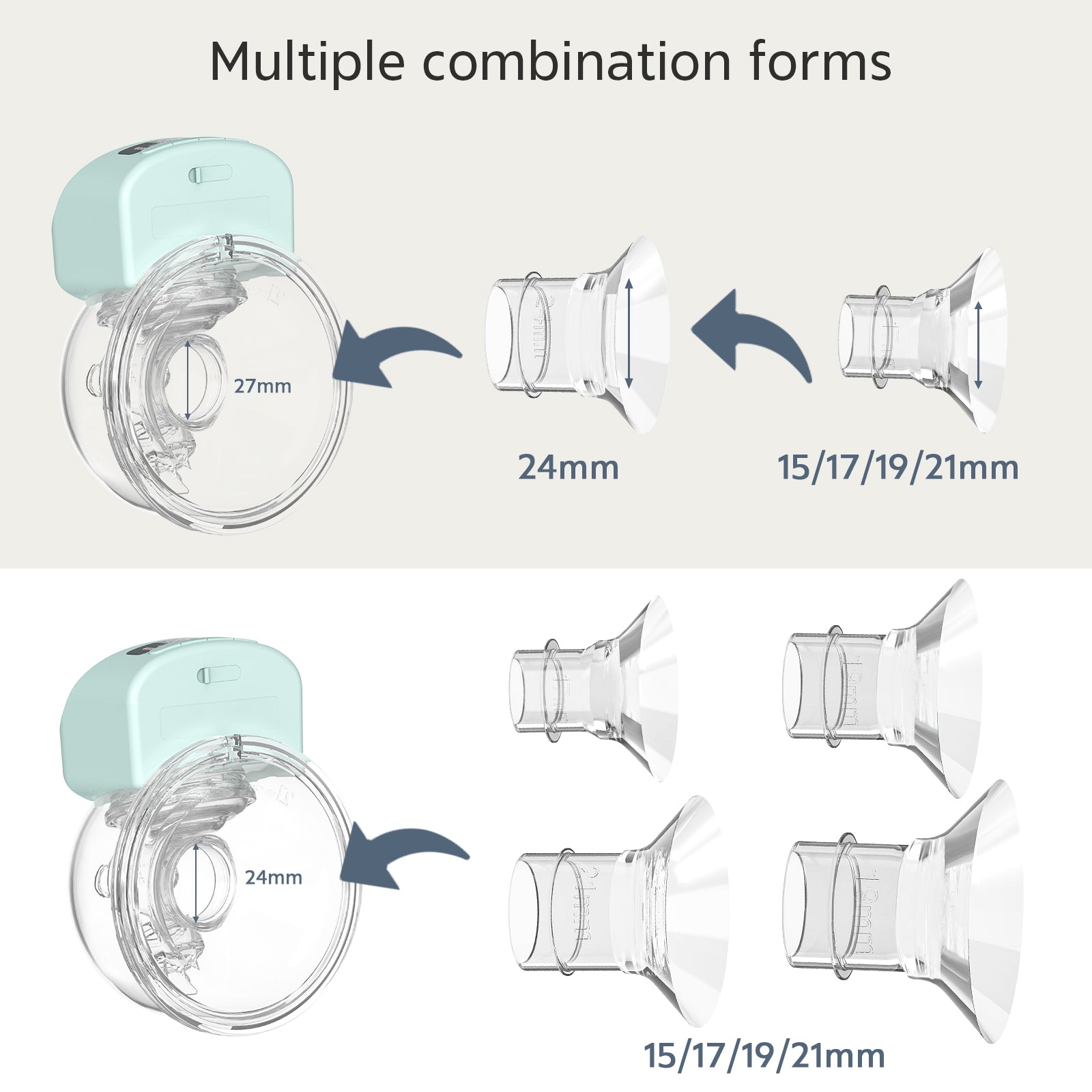 How to choose a right MomMed pump flange insert.