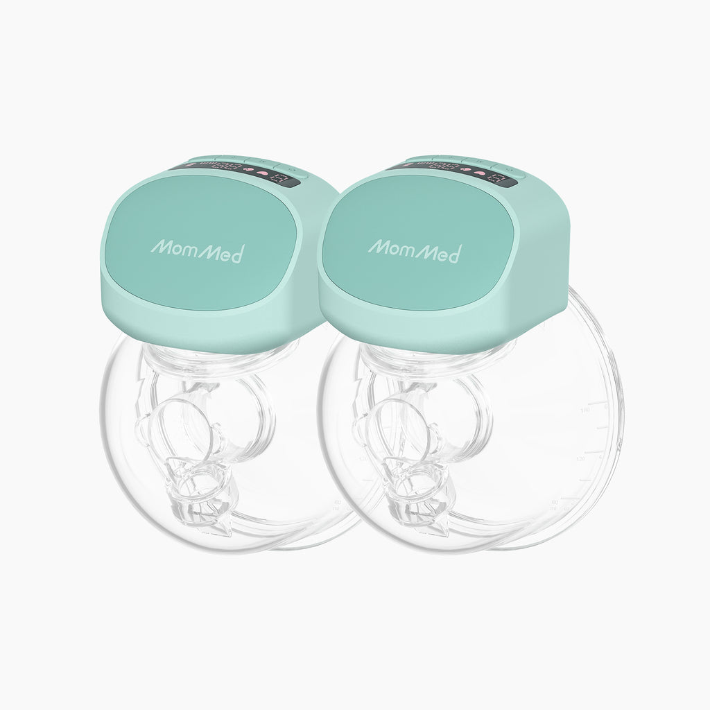 S10 Pro Double Wearable Breast Pump - Blissful Green | MomMed