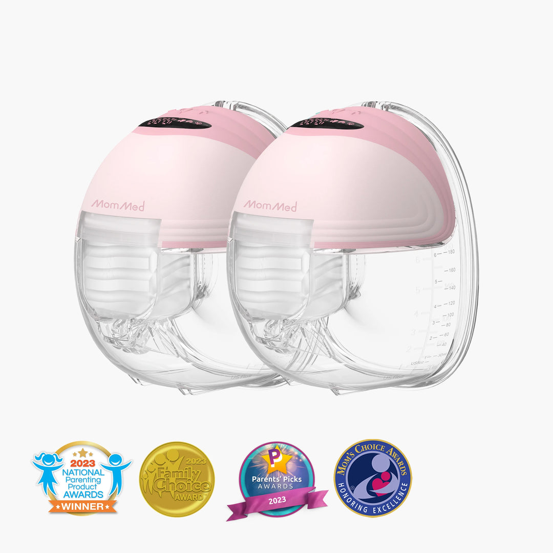 Extractor de leche portátil doble S21 - Aurora Pink