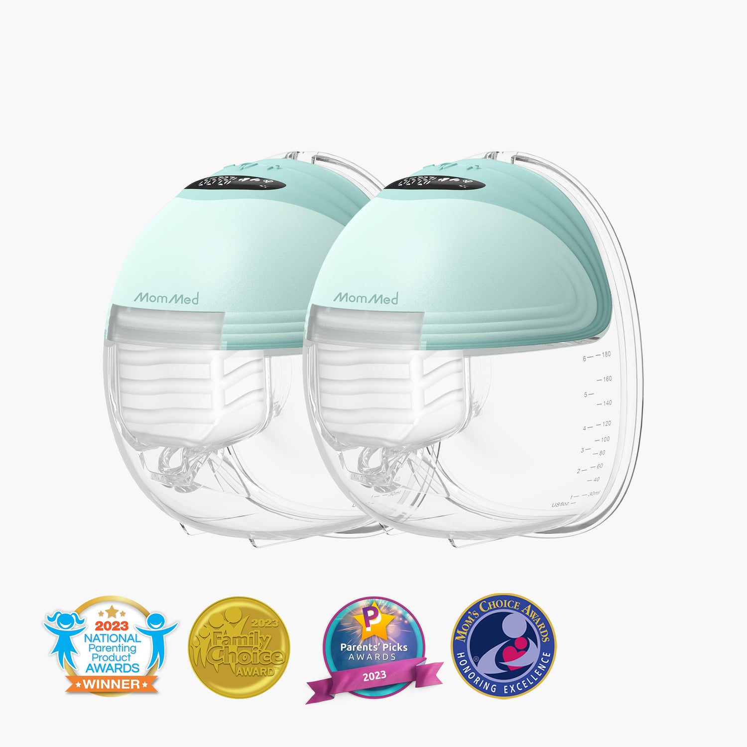 S21 Double Wearable Breast Pump-Blissful Green | MomMed