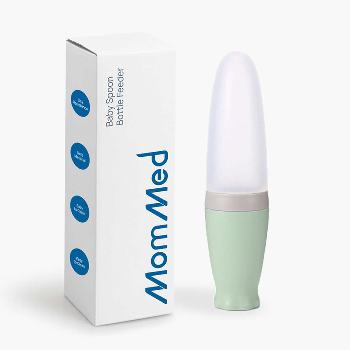 Mommed Baby Spoon Bottle Feeder front view