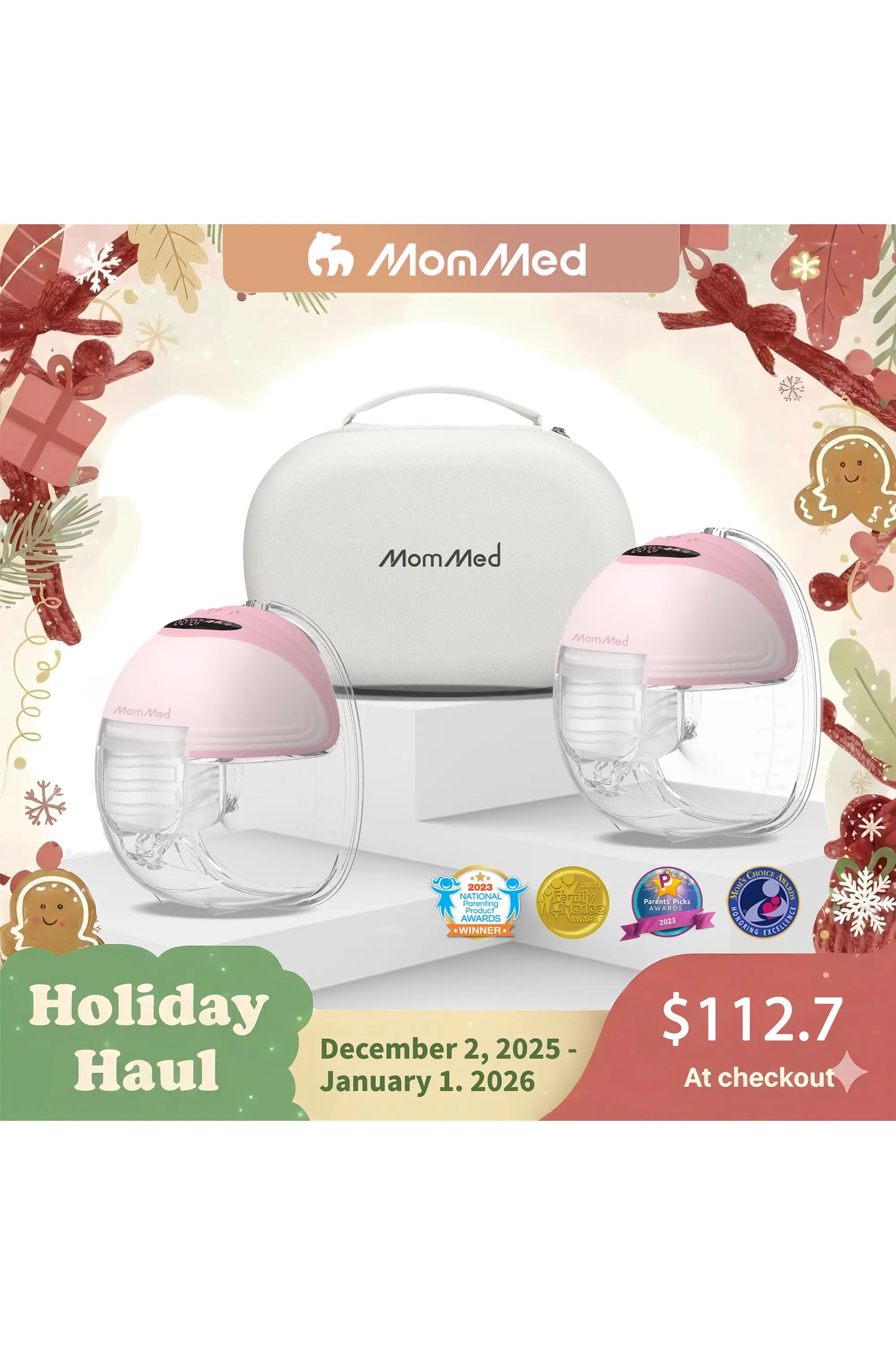 MomMed S21 Pro Breast Pump-Classic with Carrying Case