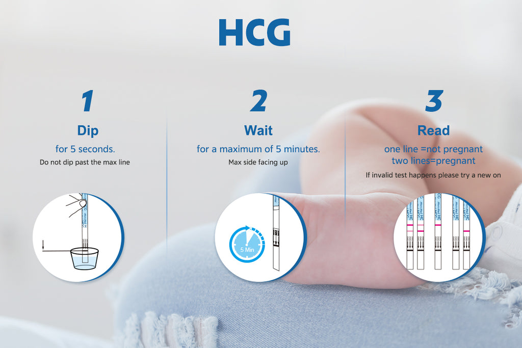 Hcg Test Control Pregnancy Test Strip & Early Pregnancy Strip Test