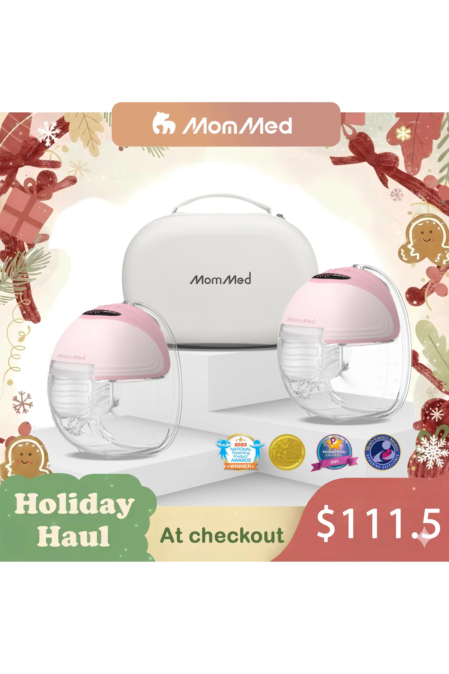 MomMed S21 Pro Breast Pump-Classic with Carrying Case