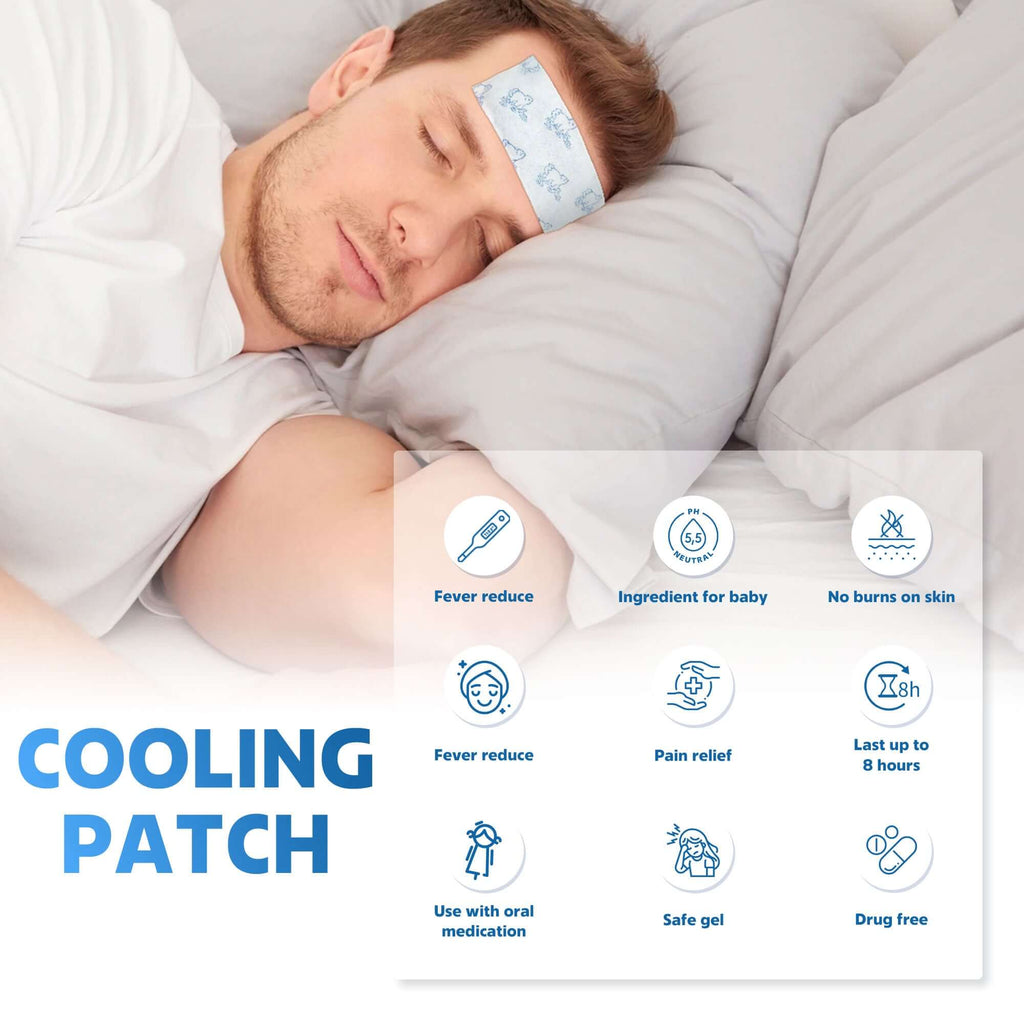 Adults Cooling Patch 20 Sheets | Mommed | Health