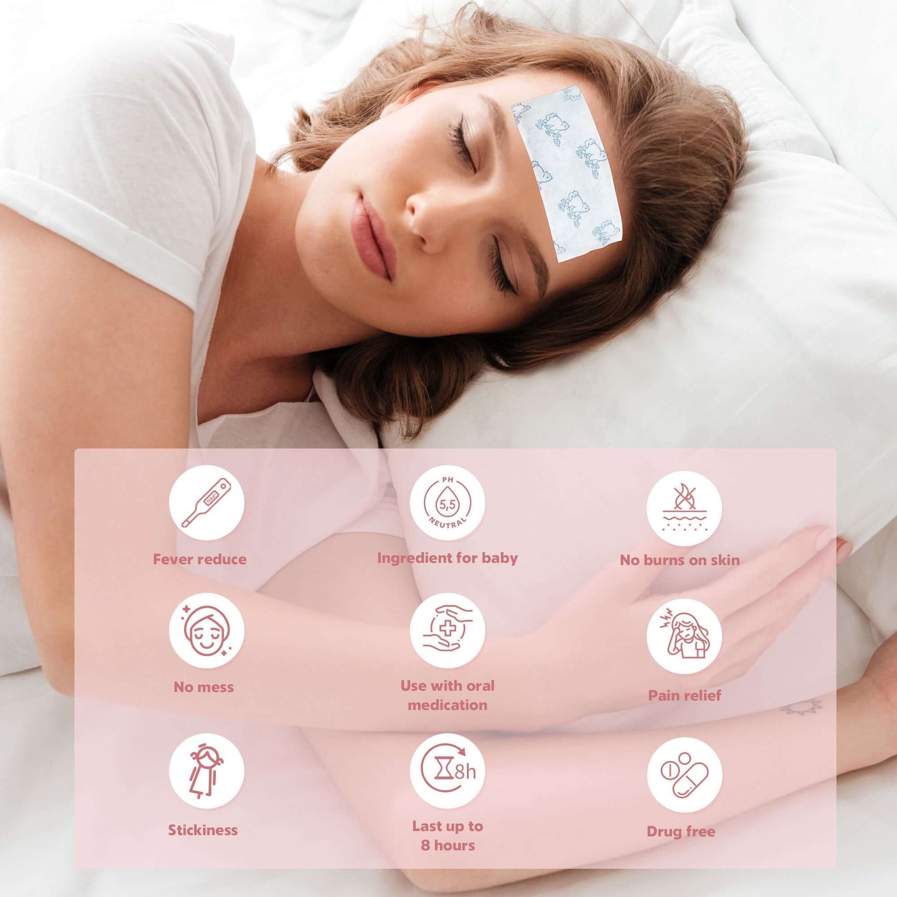 Adults Cooling Patch 20 Sheets | Mommed | Health