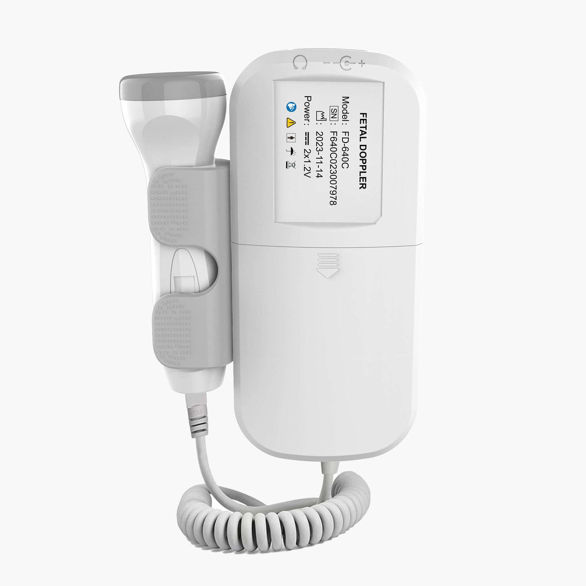 Baby fetal doppler back view