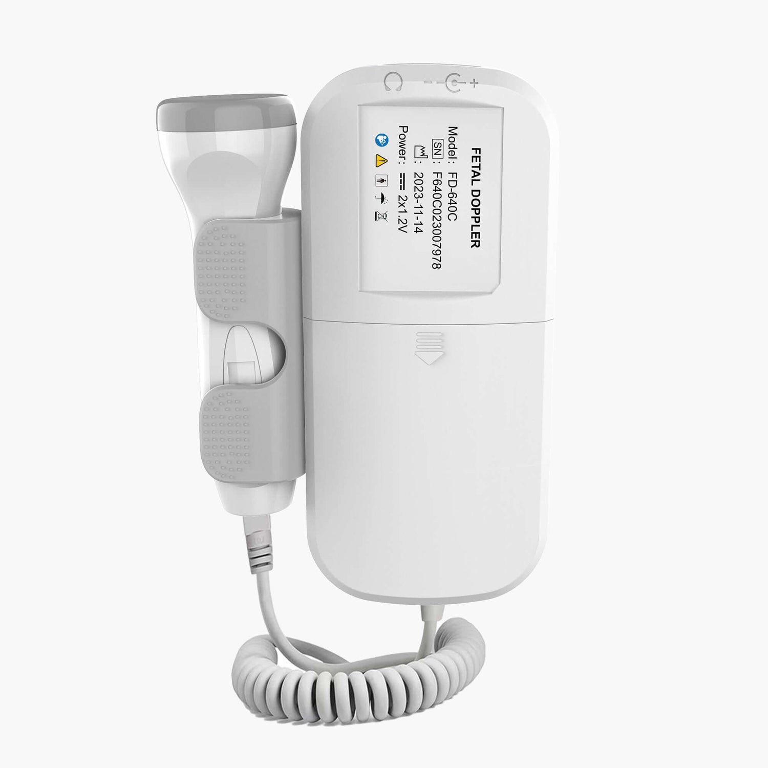 Baby fetal doppler back view