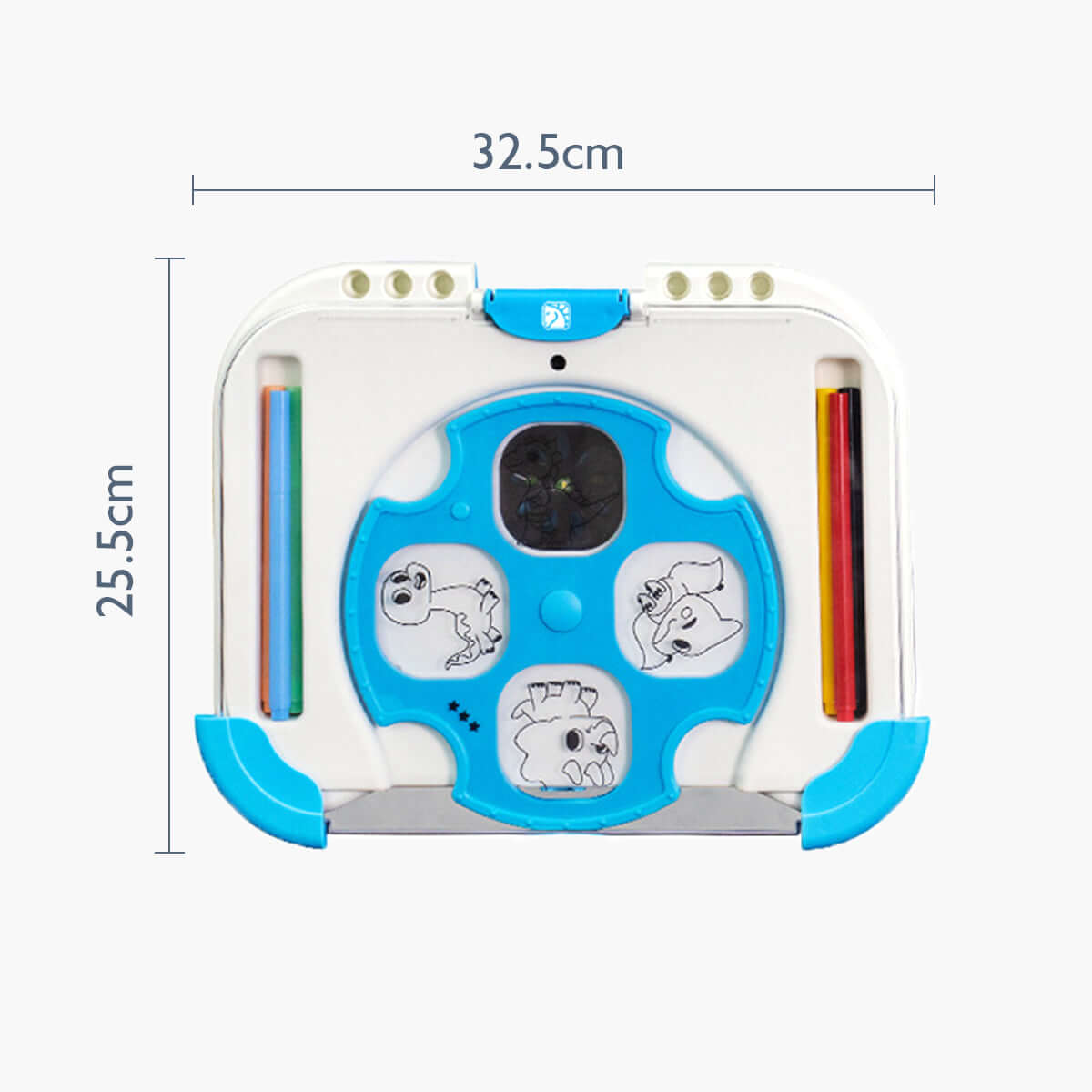 MomMed Children's Drawing Projector Toy Measurement Data