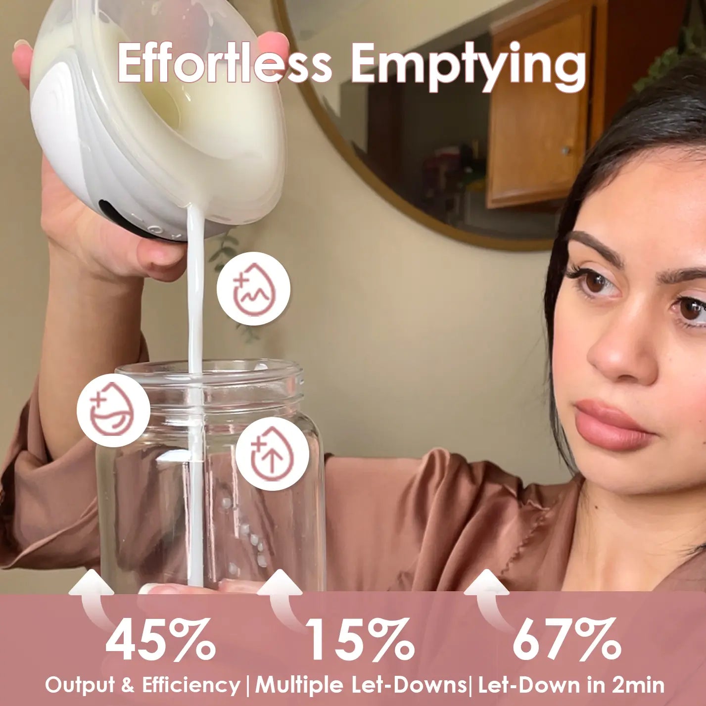 S21 Doppelte tragbare Milchpumpe - Blissful Green