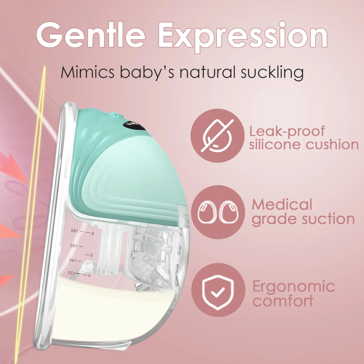 Tire-lait MomMed S21 – Expression douce, vidange sans effort
