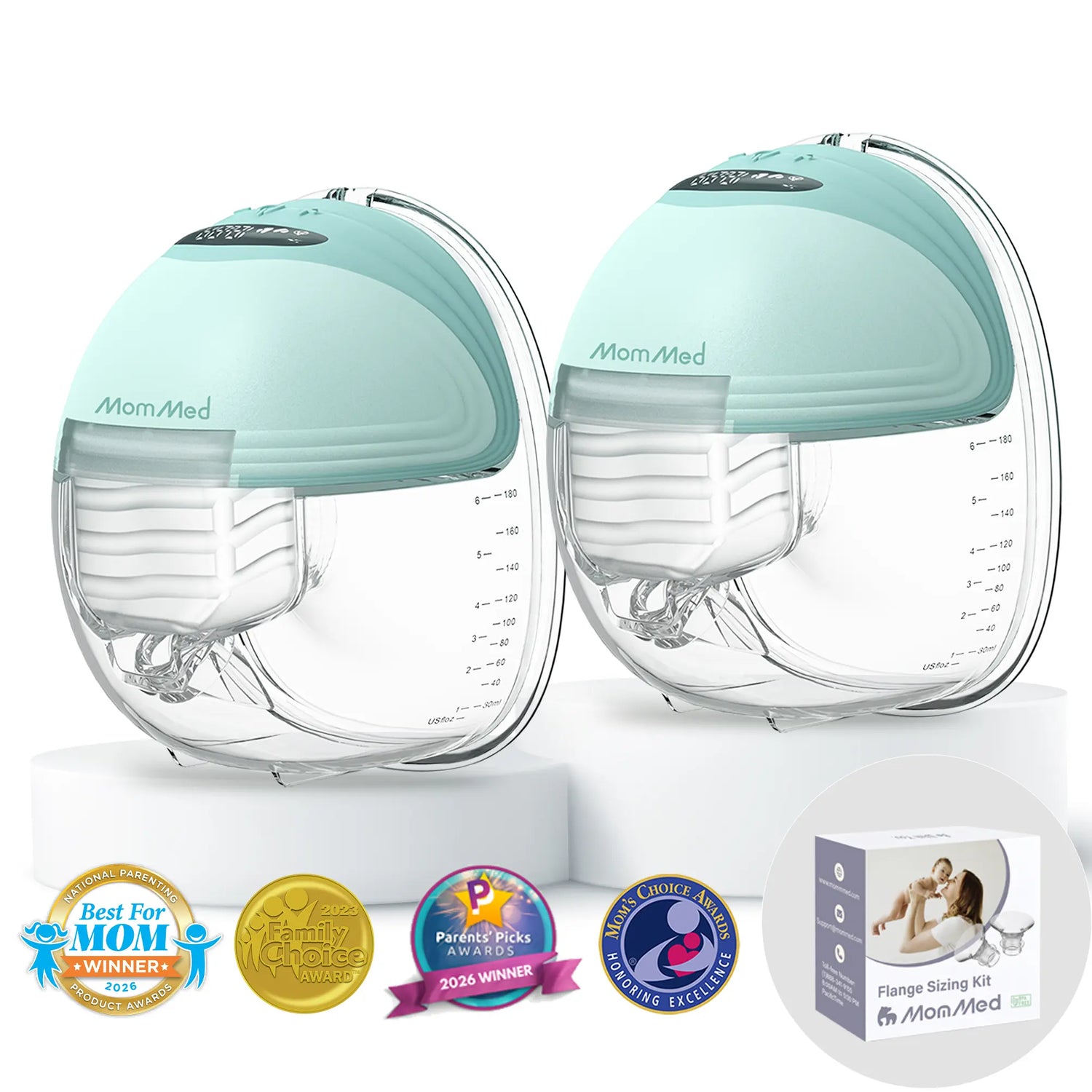 S21 Double Wearable Breast Pump & Flange Kits