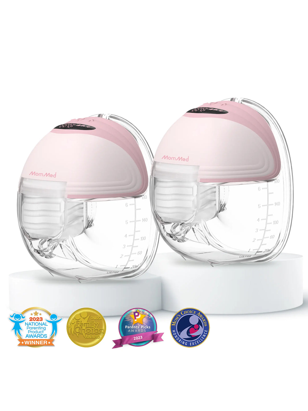 S21 Double Wearable Breast Pump-Aurora Pink