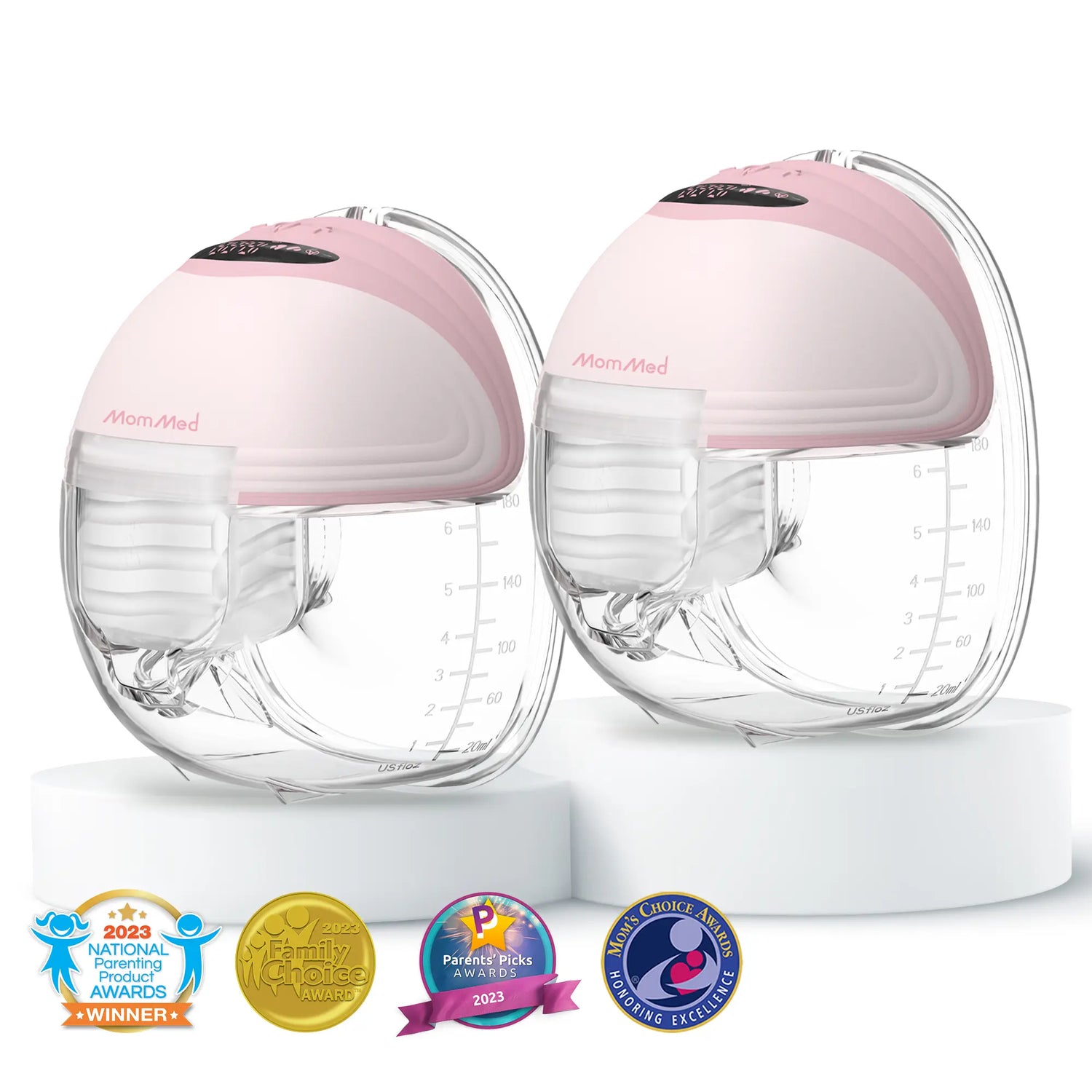 S21 Double Wearable Breast Pump-Aurora Pink