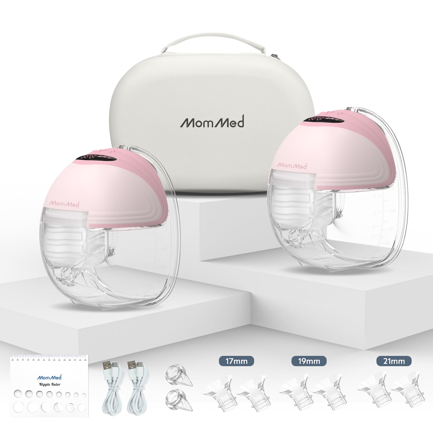 MomMed S21 Breast Pump with Carrying Case