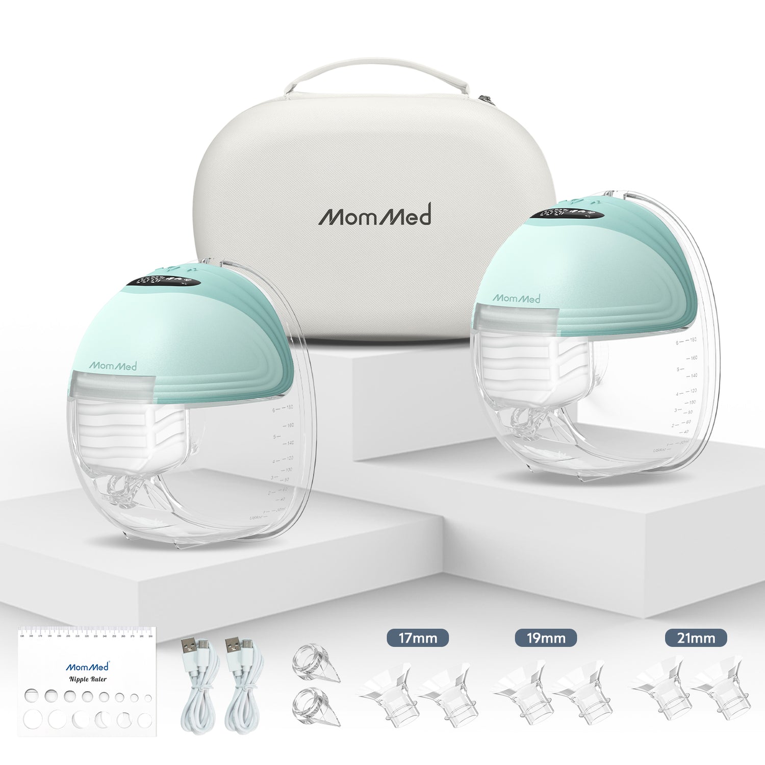 MomMed S21 Breast Pump with Carrying Case