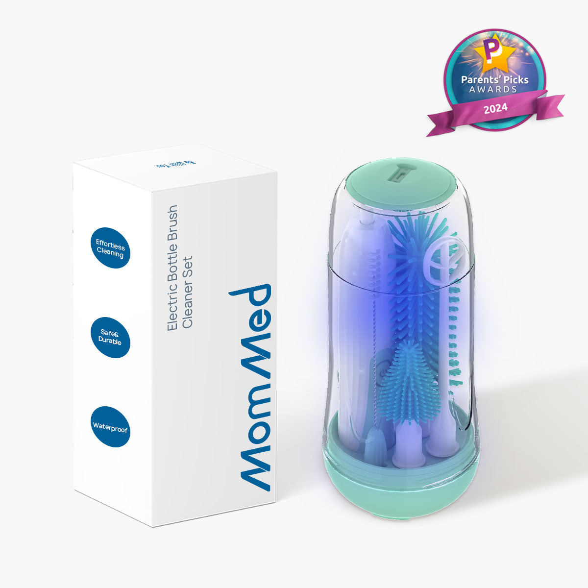 MomMed Electric Bottle Brush Cleaner Set 