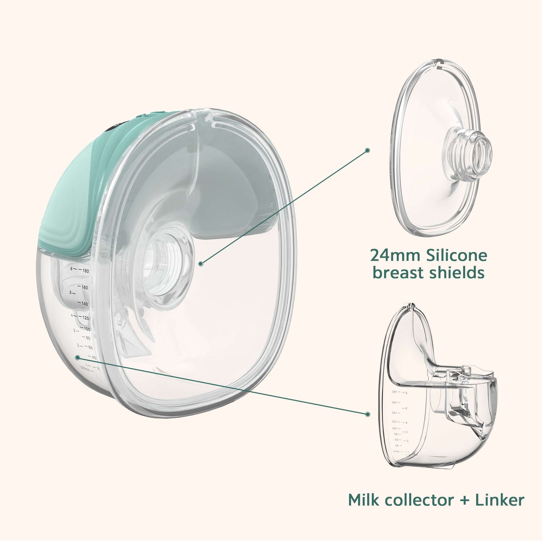 Accessories Silicone flange 24mm 1-Pack| MomMed | S21 Breast Pump