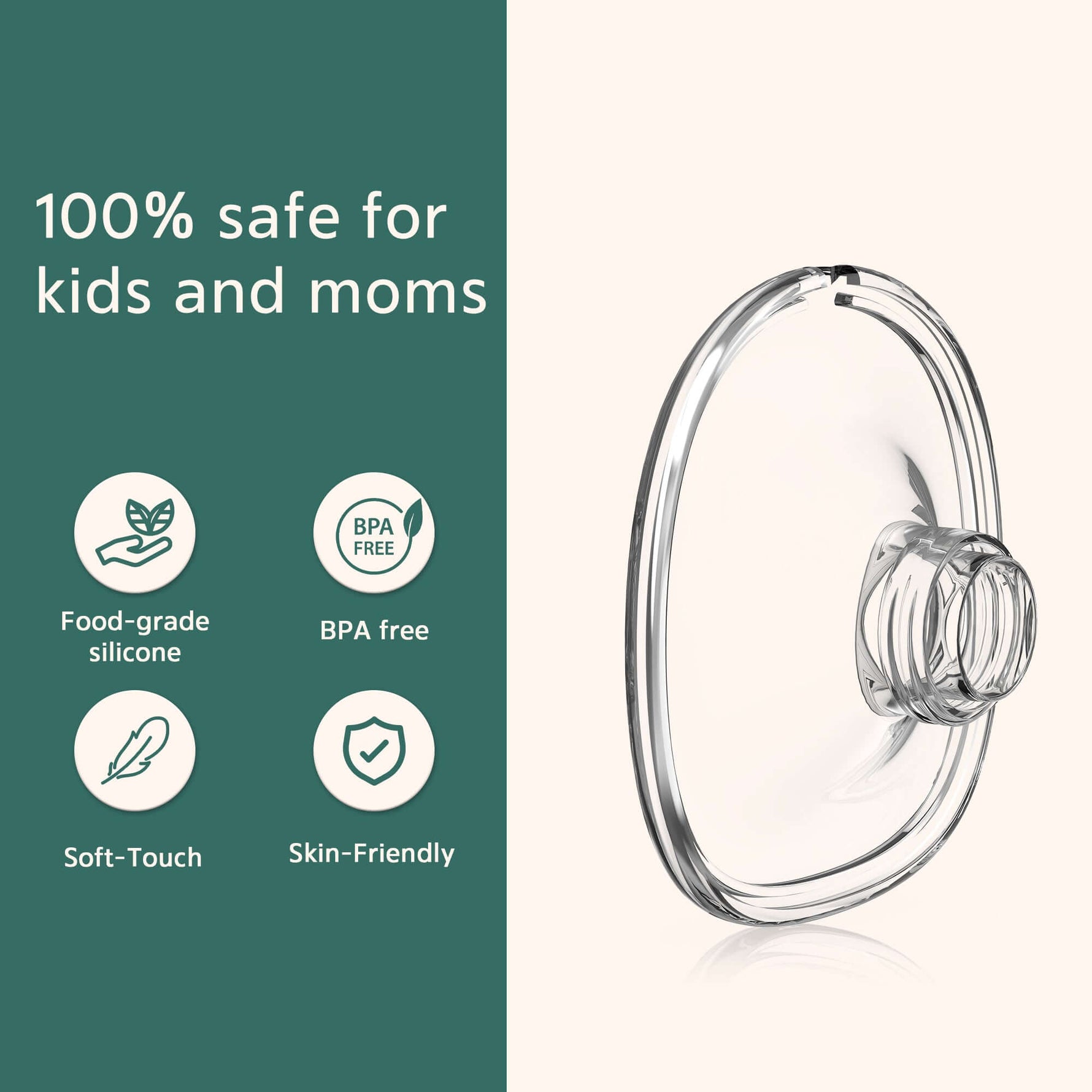 Accessories Silicone flange 24mm 1-Pack| MomMed | S21 Breast Pump