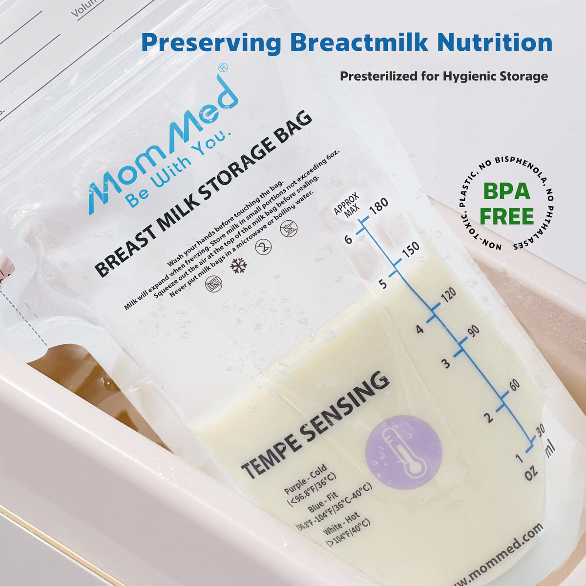 Breastmilk Storage Bags-220pcs | MomMed | Nursing&Pumping